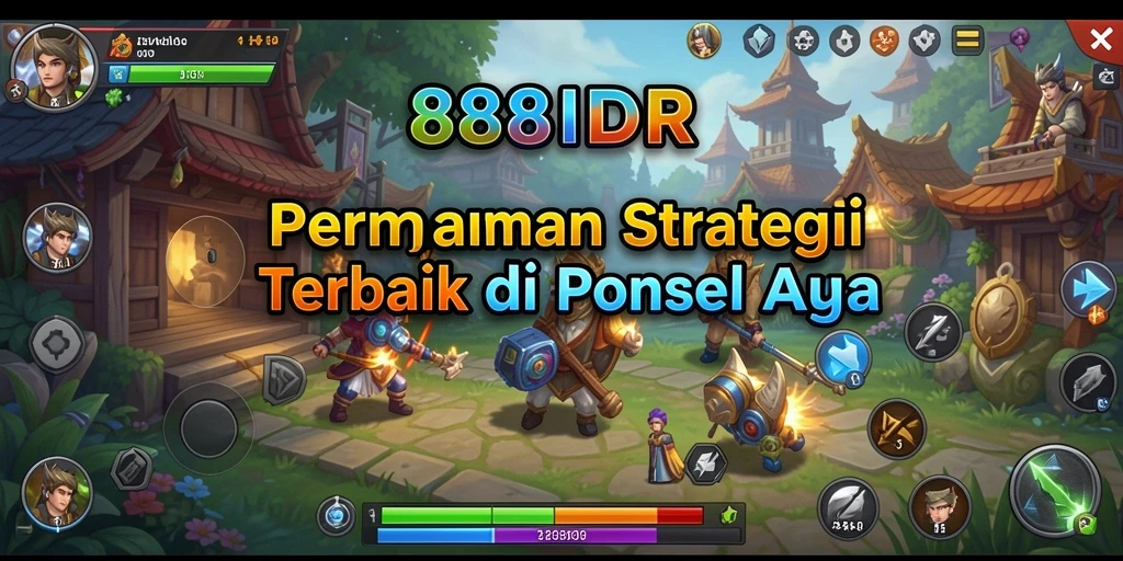 Gameplay mendebarkan dalam 888IDR dengan strategi pertempuran yang intens.