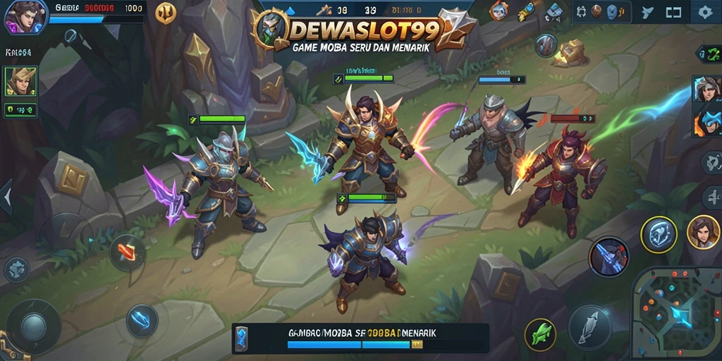 Gameplay MOBA yang menarik dan menantang di DEWASLOT99.