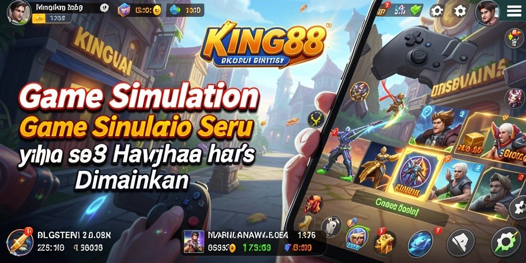 Tampilan grafis KING88 yang memukau dengan gameplay Simulation yang seru.