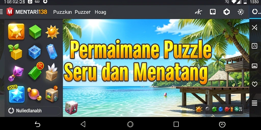 Gameplay MENTARI138 yang menarik dan penuh tantangan puzzle.