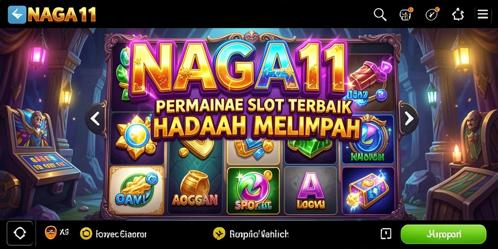 Tampilan gameplay slot NAGA11 yang memukau dan mengasyikkan.