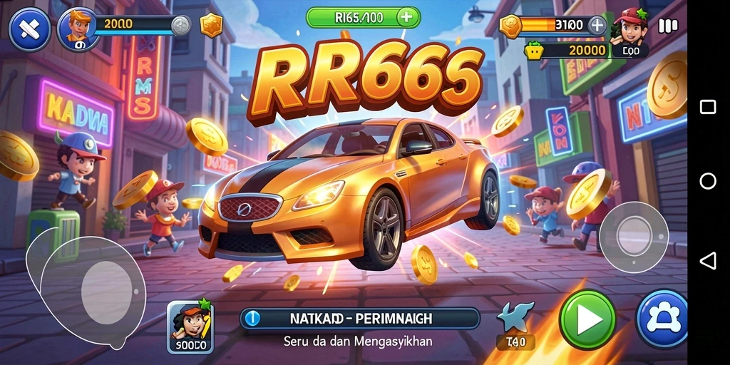 Screenshot gameplay <strong>RR666</strong> yang menampilkan aksi seru dalam permainan Arcade.