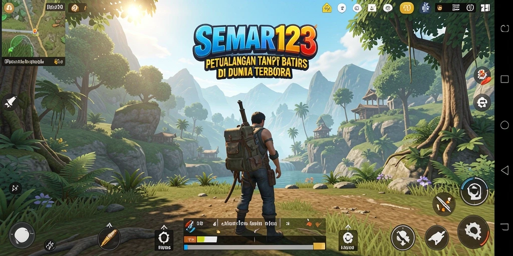 Screenshot gameplay SEMAR123 yang menampilkan eksplorasi dunia terbuka.