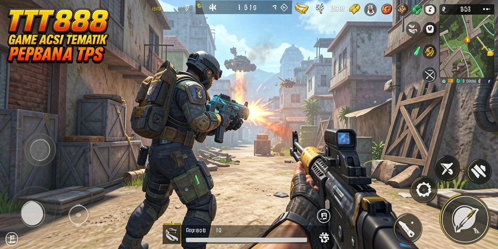 Gameplay seru TTT888 dalam pertempuran TPS yang menggetarkan.